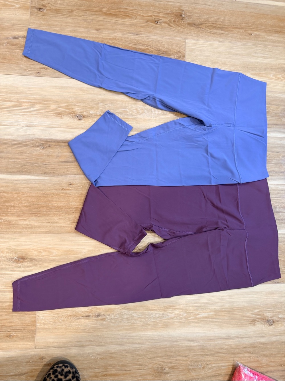 2 pair high waisted 7/8 activewear leggings bundle size xl